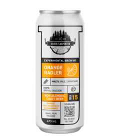 Sober Carpenter Limited Edition Non-Alcoholic Craft Beer Orange Radler