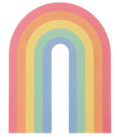 Cherrypick Mega Magic Playwall Arch Magnetic Rainbow Wall Decal