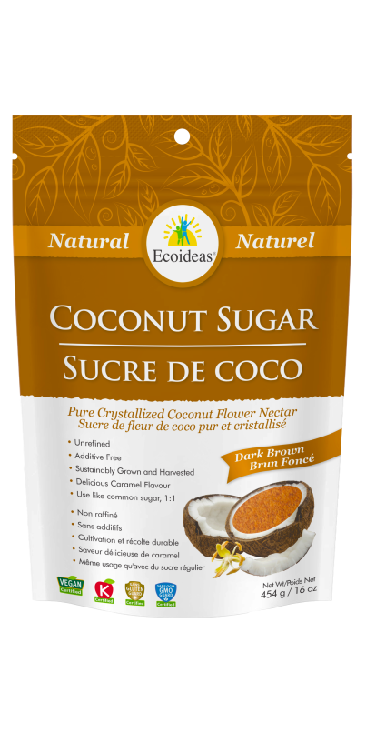 Buy Ecoideas Dark Brown Coconut Sugar at Well.ca | Free Shipping $35 ...