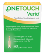 OneTouch Verio bandelettes de test