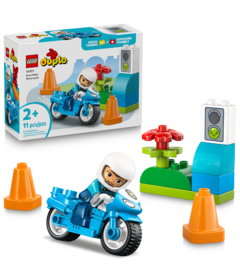 LEGO DUPLO Town Blue Police Motorcycle Playset