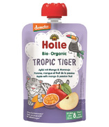 Holle Organic Pouch Tropic Tiger Apple avec Mango & Fruit de la Passion