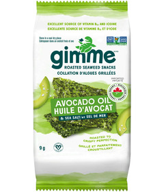 gimMe Organic Roasted Sea Salt & Avocado Seaweed 