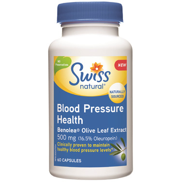 Swiss Natural Blood Pressure Health with Benolea Olive Leaf Extract Swiss Natural Blood Pressure Health with Benolea Olive Leaf Extract