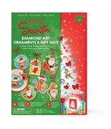 Coffret de décorations de Noël Candiy Totally Santa Diamond Art