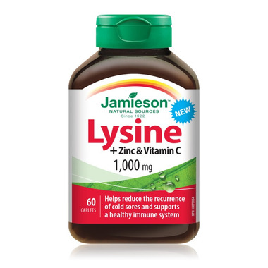 Jamieson Lysine + Zinc and Vitamin C Jamieson Lysine + Zinc and Vitamin C
