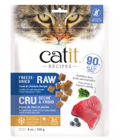 Catit Recipes Freeze Dried Raw Tuna & Chicken