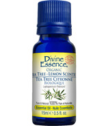 Huile essentielle Divine Essence Tea Tree parfumée au citron 