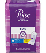 Poise Serviettes Pour Incontinence Absorbance Modérée, Régulier