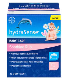 image of hydraSense Baby Care Soothing Rub with sku:339534