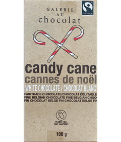 Galerie au Chocolat White Chocolate Candy Cane Bar