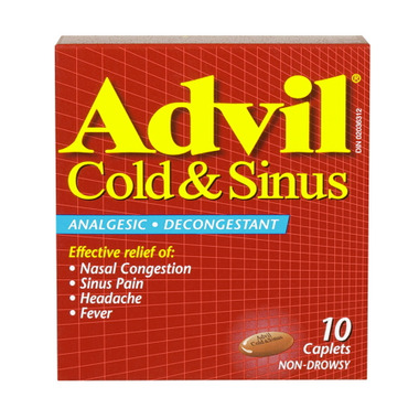 Advil Cold & Sinus Caplets Advil Cold & Sinus Caplets