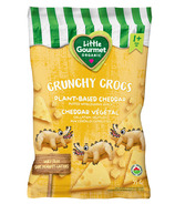 Little Gourmet Organic Crunchy Crocs Cheddar à base de plantes 