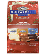 Assortiment de carrés de chocolat au caramel de Ghirardelli Chocolates