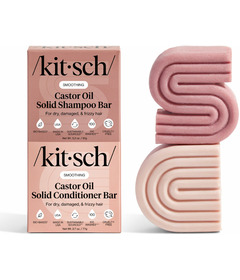 Kitsch Castor Oil Shampoo + Conditioner Bar Combo