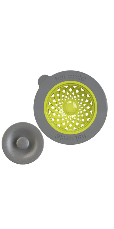 Full Circle Sinksational Sink Strainer, with Pop-Out Stopper