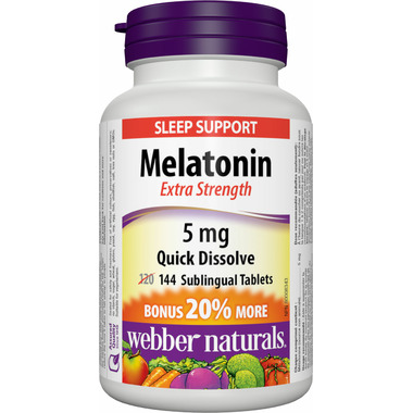 Webber Naturals Melatonin Extra Strength Tablets Bonus Size Webber Naturals Melatonin Extra Strength Tablets Bonus Size