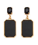 Foxy Originals Martini Earrings Gold/Black
