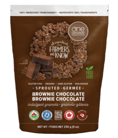 One Degree Organics Indulgent Granola Sprouted Brownie Chocolate