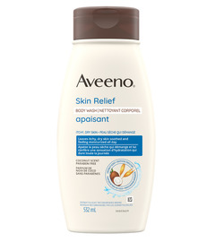Aveeno Coconut Body Wash for Dry Skin Relief Gentle Scent