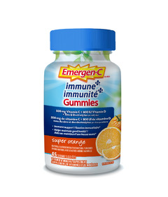 Emergen-C Immune+ Gummies Super Orange