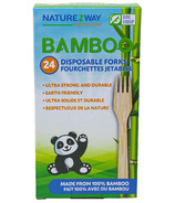Fourchettes jetables en bambou NatureZway