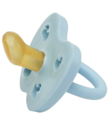 Hevea Natural Rubber Pacifier with Orthodontic Teat Baby Blue