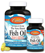 Carlson The Very Finest Norwegian Fish Oil Orange Bonus Pack