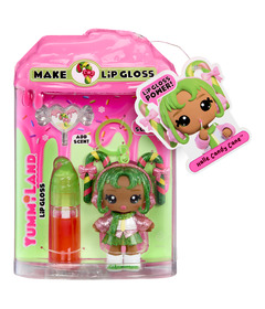 image of Yummiland Holiday Lip Gloss Doll Halle Candy Cane with sku:332285