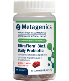 Metagenics UltraFlora 3-in-1 Daily Probiotic Berry