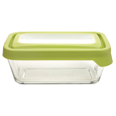 Buy Anchor TrueSeal 4 3/4 Cup Rectangular Storage Container with Green ...