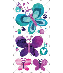 PiCO Temporary Tattoos Beautiful Butterflies