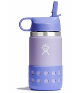 Hydro Flask Kids Large Mouth Straw Lid and Boot Wisteria (Couvercle à paille et botte)