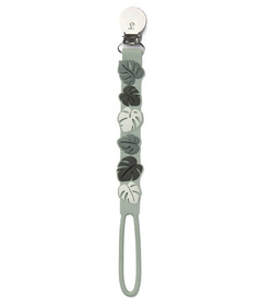 Loulou Lollipop Pacifier Clip Beadless Monstera
