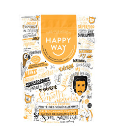 Happy Way Vegan Protein Powder Salted Caramel