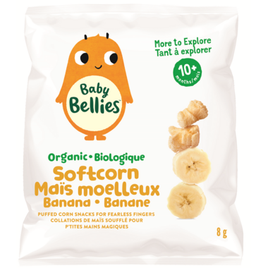 Buy Little Bellies Baby Bellies Organic Banana Soft Corn Puffs at Well ...