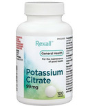 Rexall Potassium Citrate 99mg
