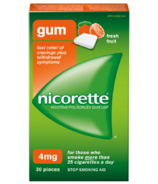 Nicorette Nicotine Gum Fresh Fruit 4mg