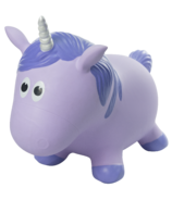 Fantasy Hoppers Inflatable Bouncing Unicorn Purple
