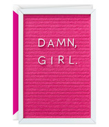 Hallmark Signature Birthday Card For Women Damn, Girl Letter Board