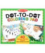 Melissa & Doug Bloc de coloriage d'animaux Dot-to-Dot 123
