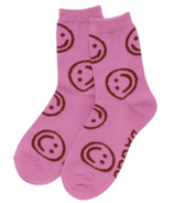 BAGGU Crew Sock Extra Pink Happy