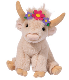 Douglas Soft Mini Laddie Flower Highland Cow