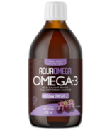 AquaOmega High DHA Omega-3 Fish Oil Grape