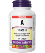 Webber Naturals Vitamine A 10 000 UI