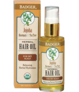Badger Herbal Hair Oil for Dry Scalp