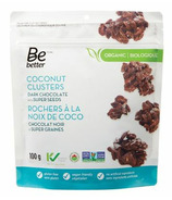 Be Better Organic Coconuts Clusters Chocolat noir avec super graines