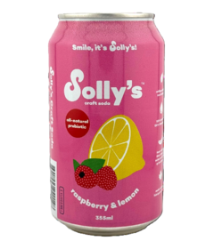 Solly's Soda Raspberry & Lemon