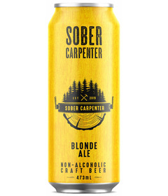 Sober Carpenter Non-Alcoholic Craft Beer Blonde Ale