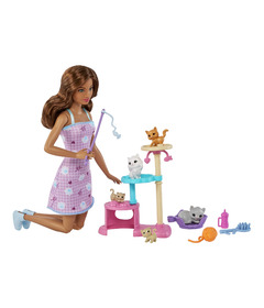 Barbie Family Kitty Condo Doll and Pets